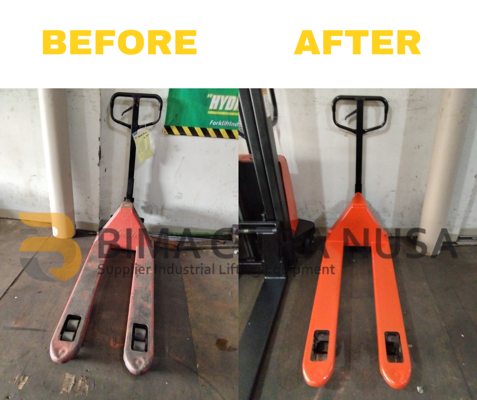Hand pallet dengan roda